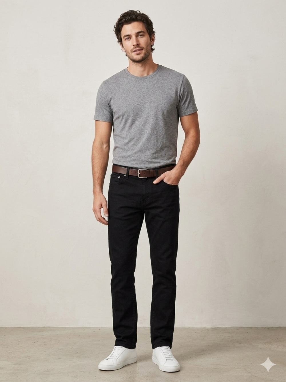 Vgt 90s Calvin Klein Jeans Black Slim Straight Denim